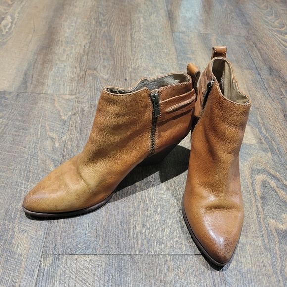 Frye Brown Leather Ankle Boots - Picture 14 of 16